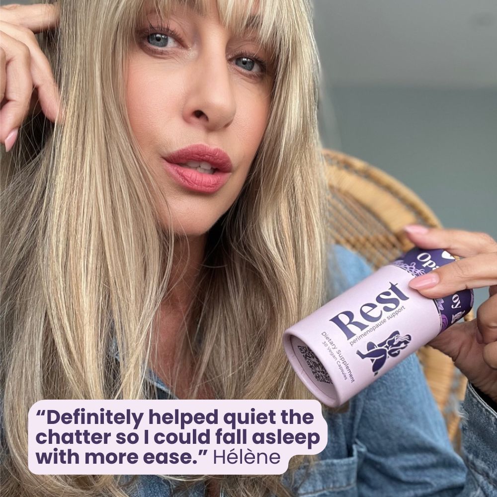 Rest perimenopause Sleep Support 30 day Supply with Helene