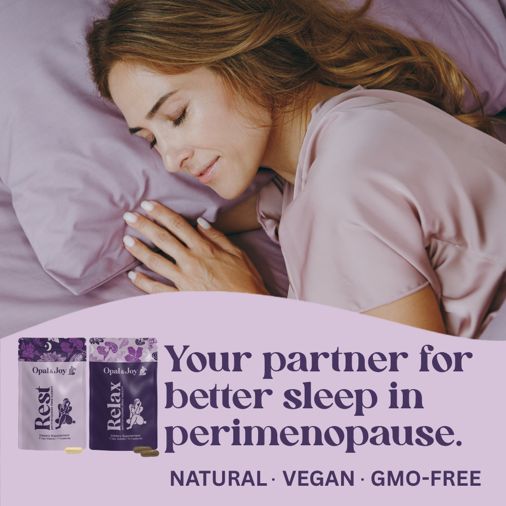 Rest & Relax perimenopause Sleep Support 7 day Pouch